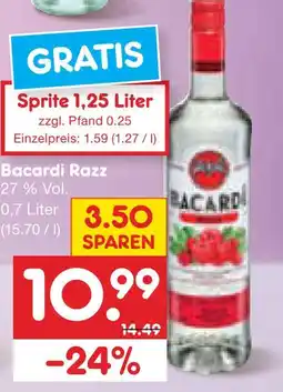 Netto Marken-Discount Bacardi bacardi razz Angebot