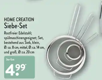 Aldi Nord Home Creation Siebe-Set 3er-Set Angebot