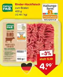 Netto Marken-Discount Rinder-Hackfleisch Angebot