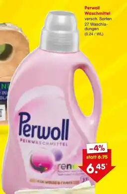 Netto Marken-Discount Perwoll Waschmittel Angebot