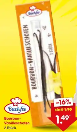Netto Marken-Discount Backfee Bourbon- Vanilleschoten Angebot