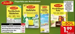 Netto Marken-Discount Fliegenfalle oder Mottenabwehr Angebot