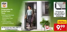 Netto Marken-Discount star Fliegengitter für Fenster oder Türen Angebot