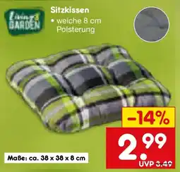 Netto Marken-Discount Living & Garden Sitzkissen Angebot