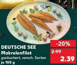 Kaufland DEUTSCHE SEE Makrelenfilet Angebot