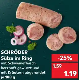 Kaufland Schröder Sülze im Ring Angebot