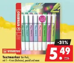 Mäc Geiz STABILO Textmarker Angebot