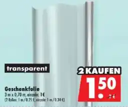 Mäc Geiz Geschenkfolie Angebot