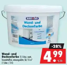 Mäc Geiz Renolin Wand- und Deckenfarbe Angebot