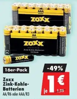 Mäc Geiz Zoxx Zink-Kohle-Batterien Angebot