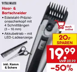 Netto Marken-Discount Vitalmaxx Haar- & Bartschneider Angebot