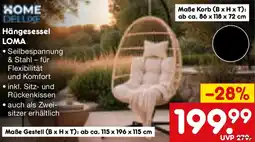 Netto Marken-Discount HOME DELUXE Hängesessel LOMA Angebot