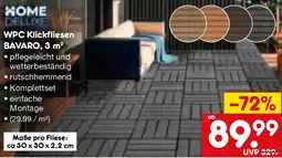 Netto Marken-Discount HOME DELLIXE WPC Klickfliesen BAVARO, 3 m² Angebot