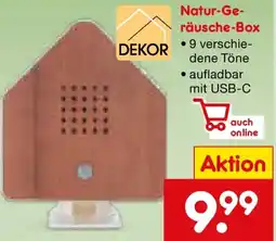 Netto Marken-Discount DEKOR Natur-Geräusche-Box Angebot