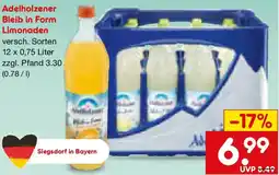 Netto Marken-Discount Adelholzener Bleib in Form Limonaden Angebot