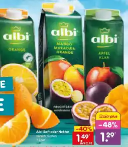 Netto Marken-Discount Albi Saft oder Nektar Angebot