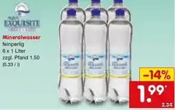 Netto Marken-Discount Acqua exquisite Mineralwasser Angebot