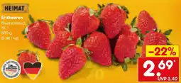 Netto Marken-Discount HEIMAT Erdbeeren Angebot