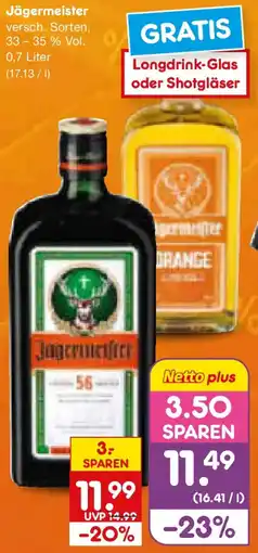 Netto Marken-Discount Jägermeister Angebot
