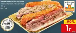 Netto Marken-Discount Strohschwein-Bauchscheibe Angebot