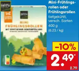 Netto Marken-Discount Mini-Frühlingsrollen oder Frühlingsrollen Angebot