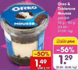 Netto Marken-Discount Oreo & Toblerone Mousse Angebot