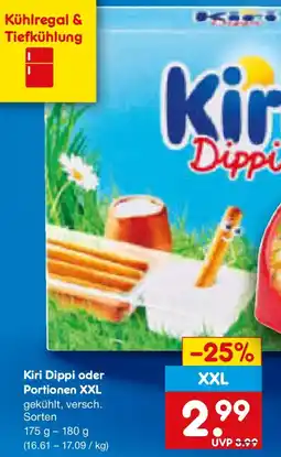 Netto Marken-Discount Kiri Dippi oder Portionen XXL Angebot