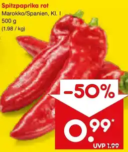 Netto Marken-Discount Spitzpaprika rot Angebot