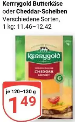 Globus Kerrrygold Butterkäse oder Cheddar-Scheiben Angebot