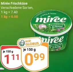 Globus Mirée Frischkäse Angebot