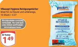 Globus Vibasept Hygiene Reinigungstücher Angebot