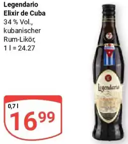 Globus Legendario Elixir de Cuba Angebot