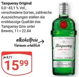 Globus Tanqueray Original Angebot