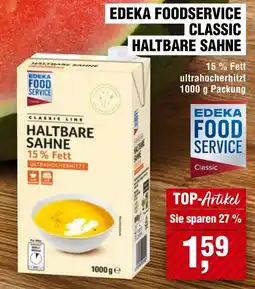 EDEKA Foodservice EDEKA FOODSERVICE CLASSIC HALTBARE SAHNE Angebot