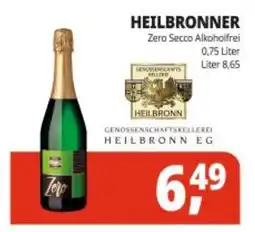 Hörl Getränke HEILBRONNER Zero Secco Alkoholfrei Angebot