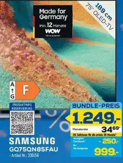 Euronics Berlet SAMSUNG 75" OLED-TV Angebot
