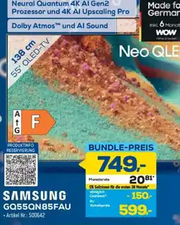Euronics Berlet SAMSUNG 55" QLED-TV Angebot