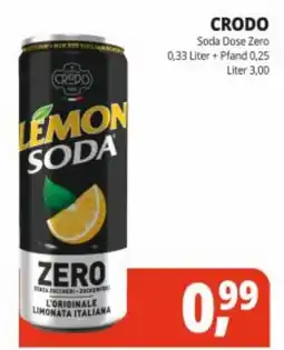 Hörl Getränke CRODO Lemon Soda Zero Angebot
