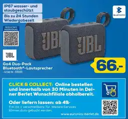 Euronics Berlet JBL Go4 Duo-Pack Bluetooth®-Lautsprecher Angebot