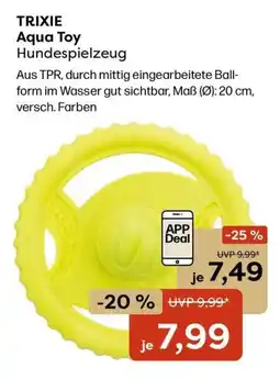 Zoo & Co TRIXIE Aqua Toy Hundespielzeug Angebot