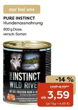 Zoo & Co PURE INSTINCT Hundenassnahrung Angebot