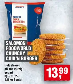 EDEKA Foodservice SALOMON FOODWORLD CRUNCHY CHIK'N BURGER Angebot