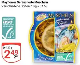 Globus Mayflower Geräucherte Muscheln Angebot
