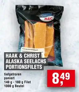 EDEKA Foodservice HAARK & CHRIST ALASKA SEELACHS PORTIONSFILETS Angebot