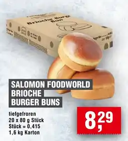 EDEKA Foodservice SALOMON FOODWORLD BRIOCHE BURGER BUNS Angebot