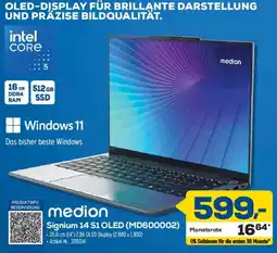 Euronics Berlet medion Signium 14 S1 OLED Angebot