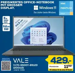 Euronics Berlet VALE Office-Notebook Angebot