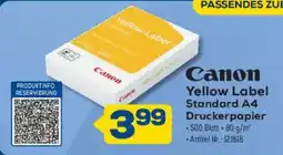 Euronics Berlet Canon Yellow Label Standard A4 Druckerpapier Angebot