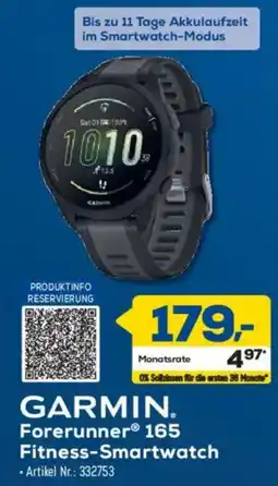 Euronics Berlet GARMIN Forerunner® 165 Fitness-Smartwatch Angebot