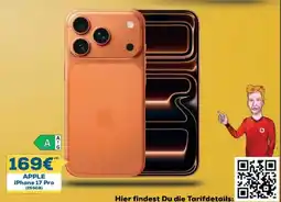 Euronics Berlet APPLE iPhone 17 Pro Angebot